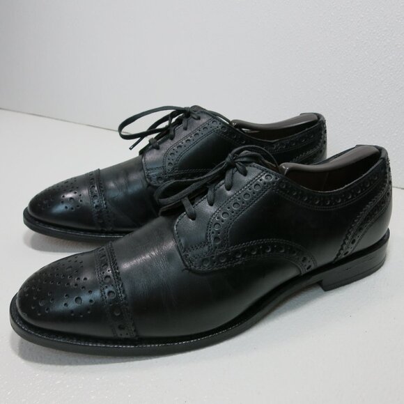 Allen Edmonds Rogue Cap Toe Oil Tanned Leather Dress Oxfords Shoes Mens 9 D - Picture 1 of 7